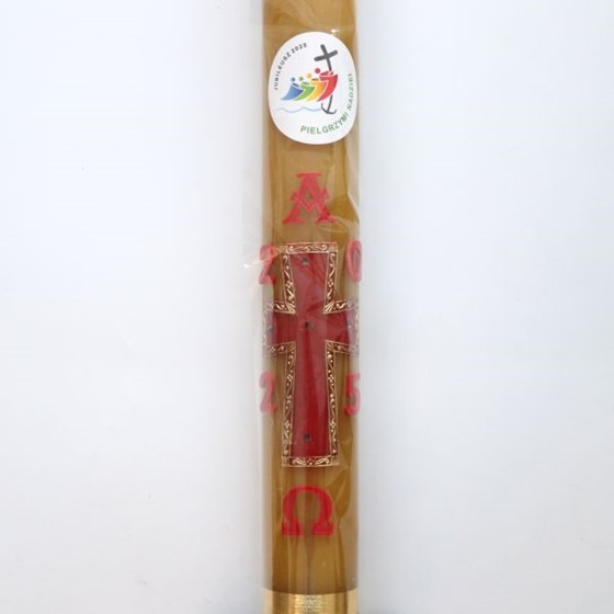 Paschał spalający - wys. 85cm, śr. 8cm /K1 wp