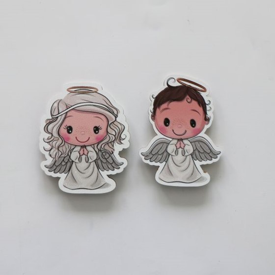 Magnes drewniany (KW) Aniołek