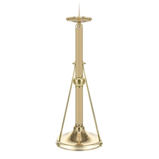 Lichtarz mosiężny pojedyńczy - 90cm /L42