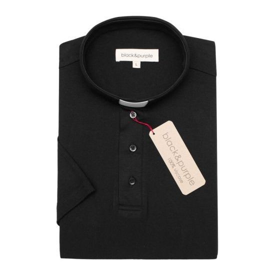 Koszulka POLO wiskoza /czarna (4)