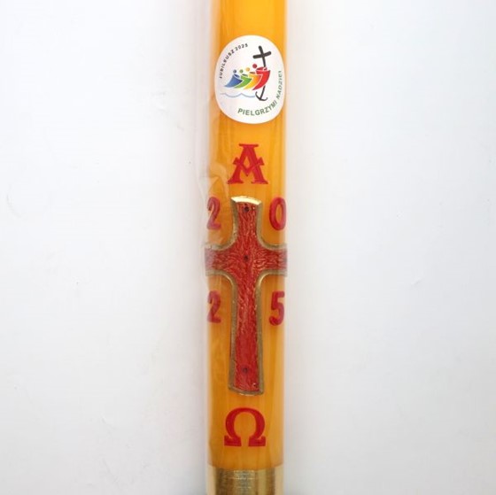 Paschał spalający - wys. 66cm, śr. 8cm /DRE ż