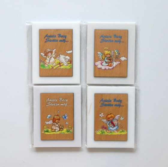 Anioł Stróż (ALL-ceramika drewniana plexi)