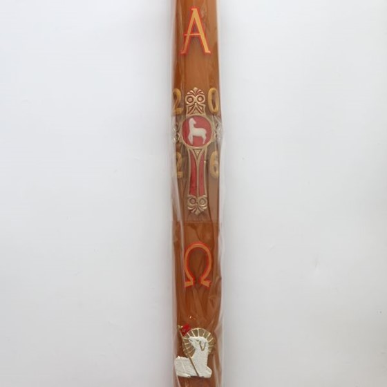 Paschał olejowy - wys. 100cm, śr. 10cm /WG