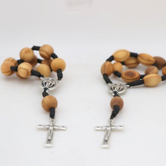 Różaniec (SM-drewno oliwne) dziesiątka