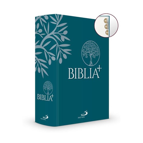 Biblia Plus /niebieska z paginatorami
