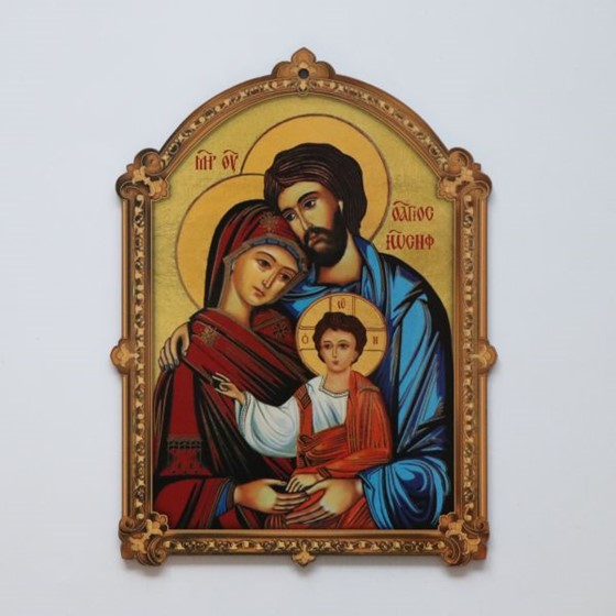 Plakietka ze Świętą Rodziną /R-duża