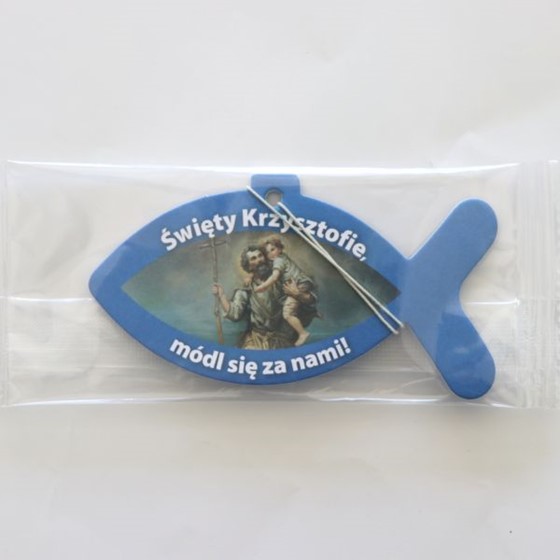 Zawieszka tekturowa (WOL) Święty Krzysztof