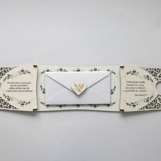 Kartka komunijna drewniana (KW-KND) R