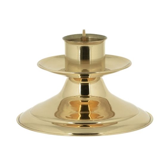 Lichtarz mosiężny pojedyńczy - 9cm /L24