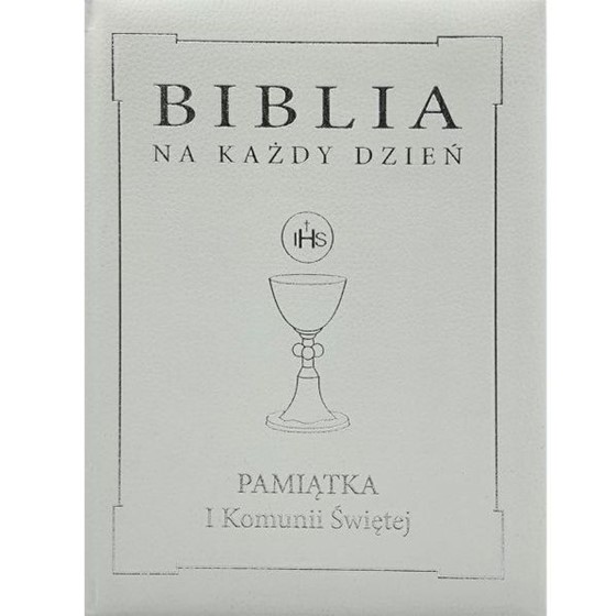 Biblia na każdy dzień /komunia SKÓRA