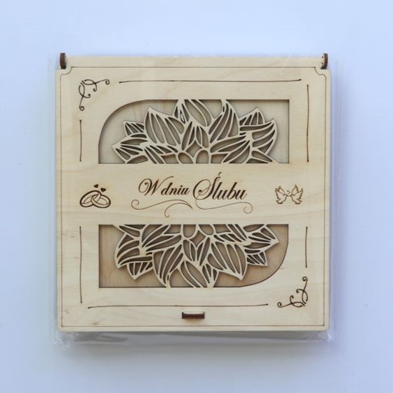Pudełko na pamiątkę Ślubu (KW-kwadrat)