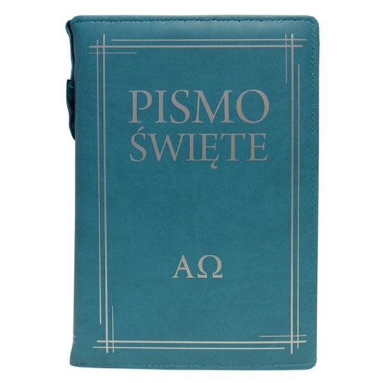 Pismo Święte /A6 - etui /turkusowe