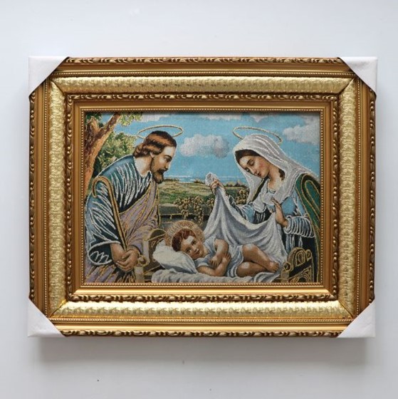 Obraz haftowany - Św. Rodzina (44x74cm)