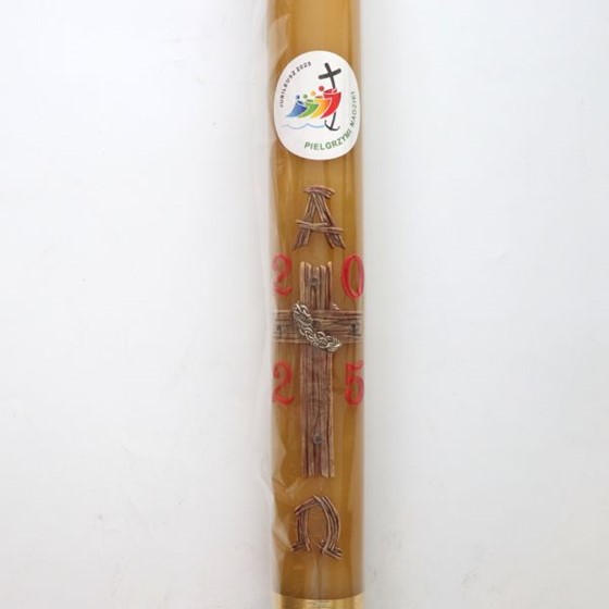Paschał spalający - wys. 66cm, śr. 8cm /K2 wp