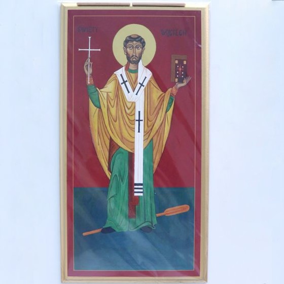 Ikona Świętego Wojciecha (ST-20x40cm)