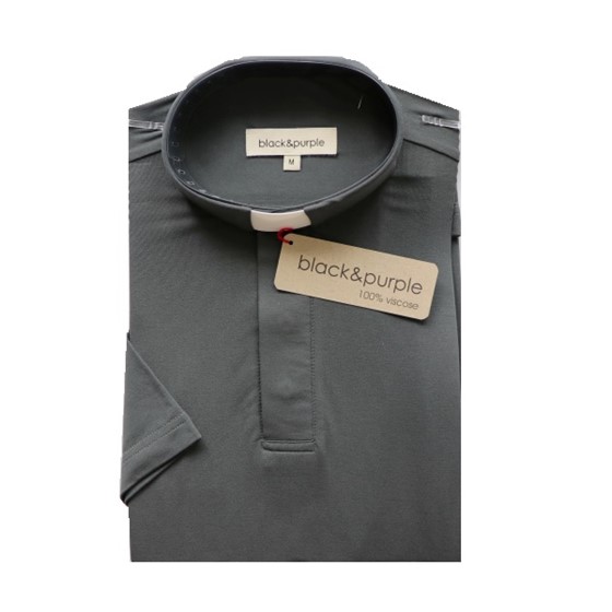 Koszulka POLO wiskoza /szara (3)