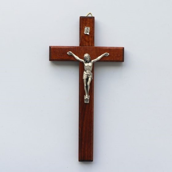 Krzyż wiszący - 20,5cm /drewniany (R-O-ciemny)