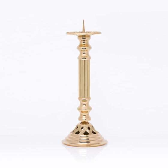 Lichtarz mosiężny pojedyńczy - 45cm /J-1024B