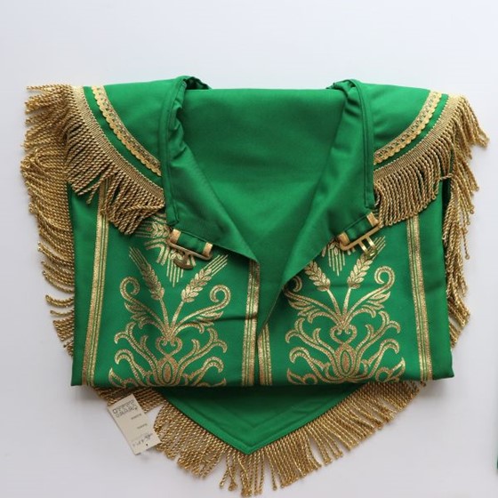 Kapa haftowana (K-802) /zielona - zwykła