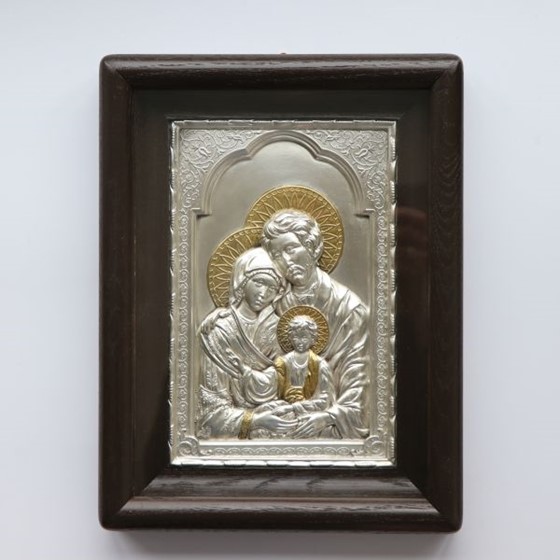 Ikona Świętej Rodziny w 3D (S-29x23cm)