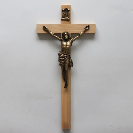 Krzyż wiszący - 54cm /drewniany (J-J)