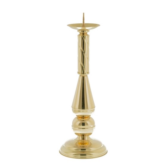 Lichtarz mosiężny pojedynczy - 45cm /L5