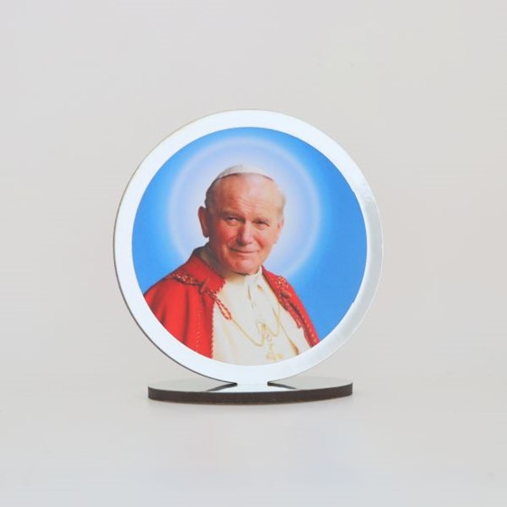 Plakietka ze św. Janem Pawłem II