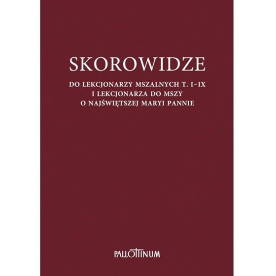 Skorowidz do lekcjonarzy mszalnych