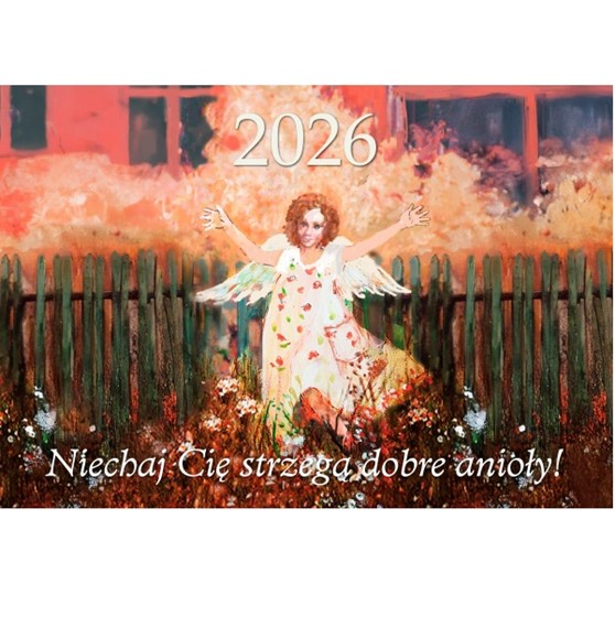 Kalendarz trójdzielny: Niechaj Cię strzegą Anioły