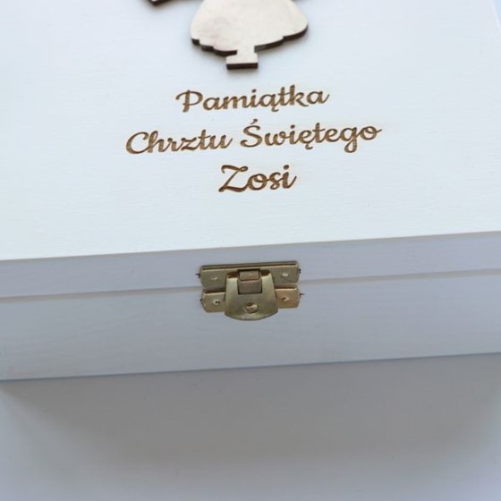 Pudełko na pamiątkę Chrztu Św. PERSONALIZOWANE /R