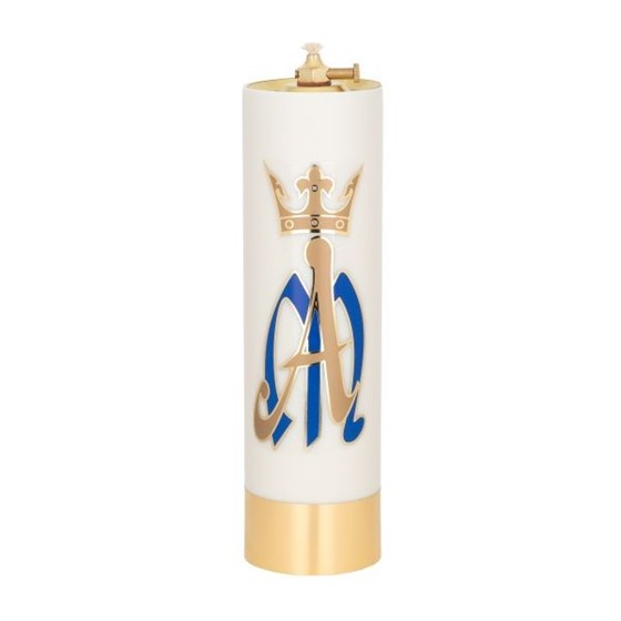 Świeca olejowa - wys. 26cm, śr.75mm /Maryjna
