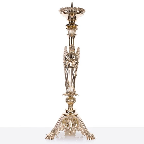 Lichtarz mosiężny pojedyńczy - 75cm /J-P81