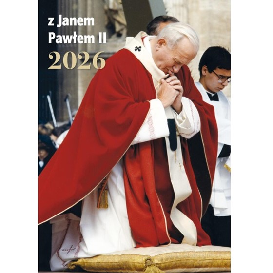 Kalendarz ścienny: 2026 z Janem Pawłem II (SAND)
