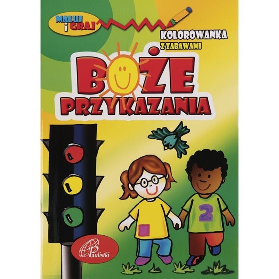 Boże Przykazania. Kolorowanka z zabawami