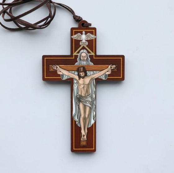 Krzyż do bierzmowania (13cm /RYS-drewniany)