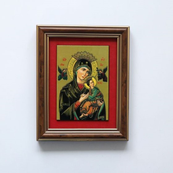 Matka Boża Nieustającej P (ALL-ceramika drewniana)