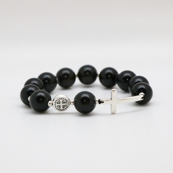 Bransoletka (PR-różaniec, 10) /onyks