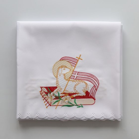 Obrus gotowy - Baranek /200x100cm K-446+457