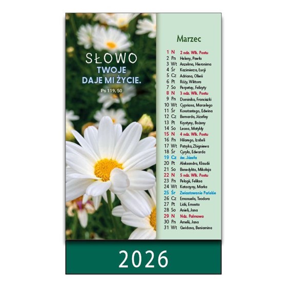 Kalendarz biurkowy: Słowo (EP)