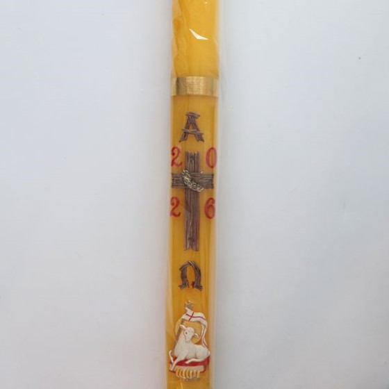 Paschał spalający - wys. 110cm, śr. 9cm /W-K2 ż B
