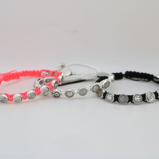 Bransoletka na sznurku (KR) medaliki