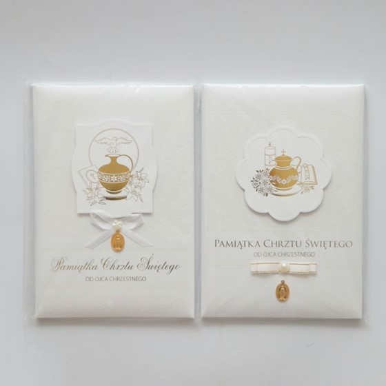 Pamiątka Chrztu Świętego od Ojca Chrzest. (M-0311)