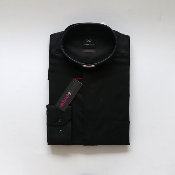 Koszula kapłańska Limited /czarna (4)