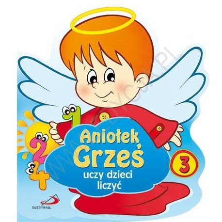Aniołek Grześ uczy dzieci liczyć