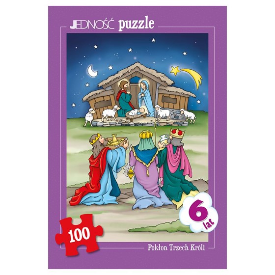 Puzzle - Pokłon Trzech Króli /100 elementów (J)