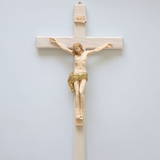 Krzyż wiszący - 40cm /żywiczny (TI-4537/6 n.)