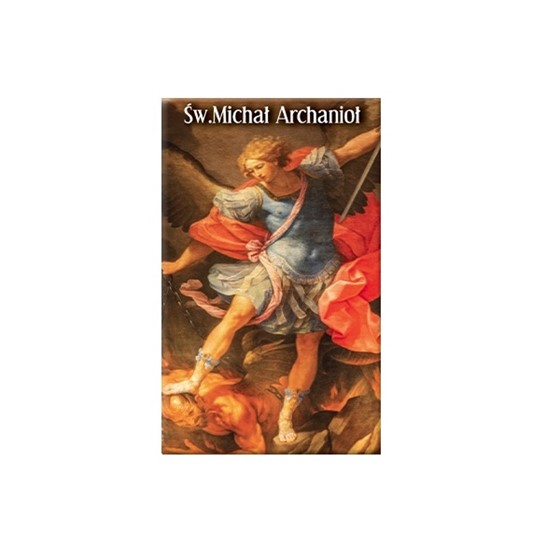 Karta z modlitwą do Św. Michała Archanioła