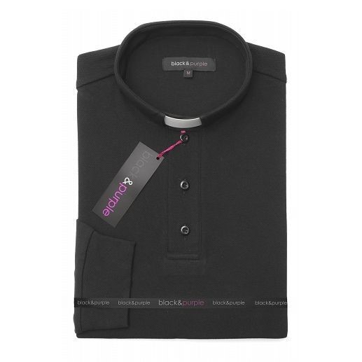 Koszulka Polo Standard /czarna - długi rękaw