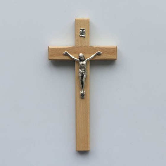 Krzyż wiszący - 17,5cm /jasny (R-O)