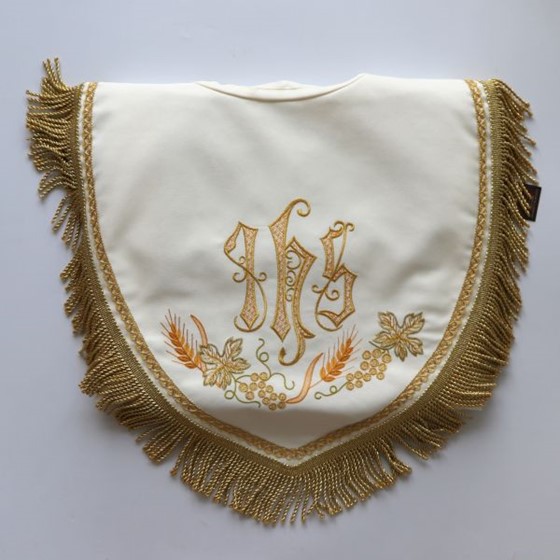 Kapa haftowana (K-826) /ecru - zwykła